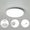 Quickway Imports White Plastic 6 in Round LED Ceiling Light Fixture for Entryway, Office, Outdoor, 6500K Daylight 20W QI004032 - alternate 3